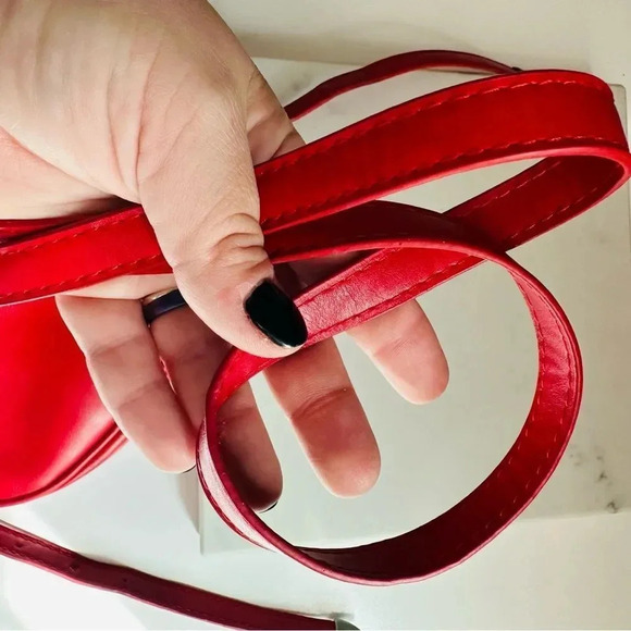 Urban Outfitters Mini Oval Red Crossbody Bag - Picture 9 of 10